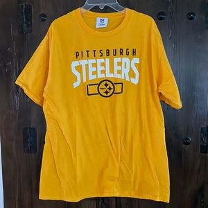Pittsburgh Steelers Tee Shirt Yellow L